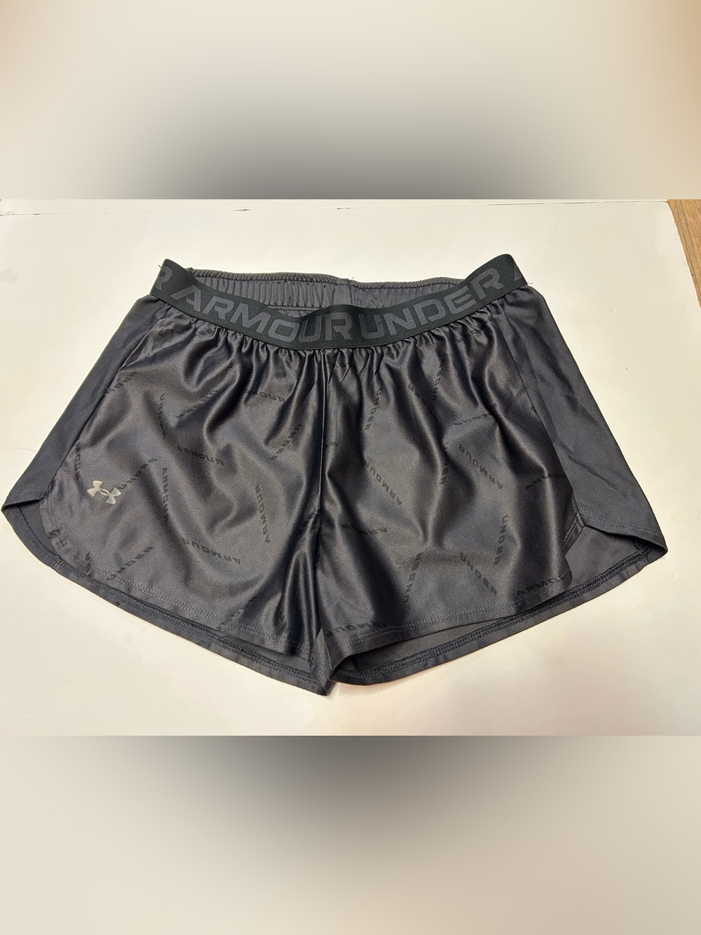 Under Armour Black Women’s Athletic Logo-Print Shorts
